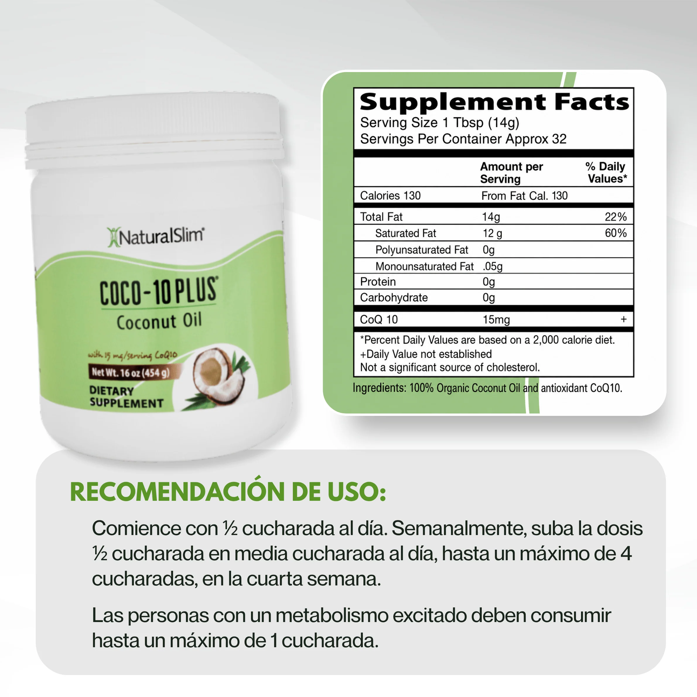 Coco-10 Plus® | Aceite de Coco con CoQ10 - Image 4