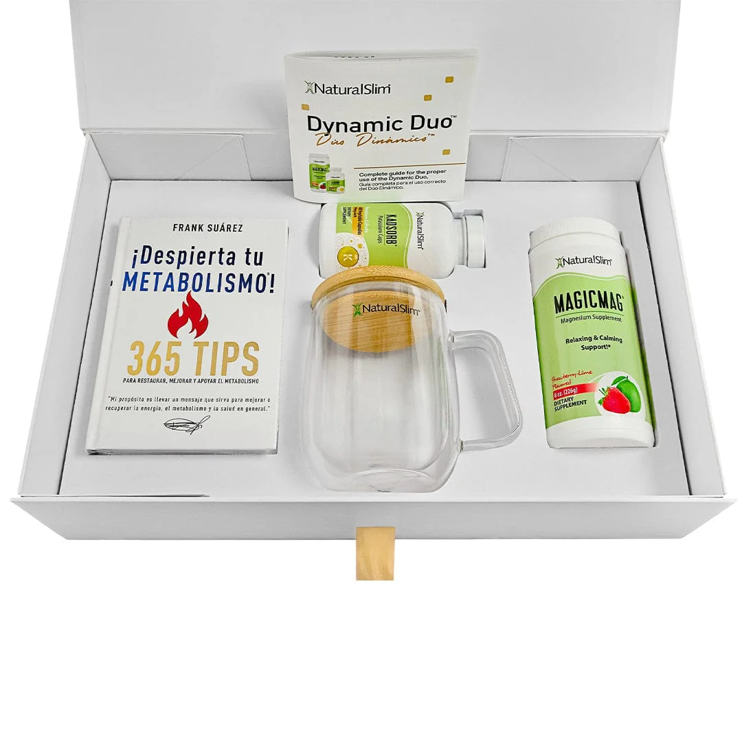 OFERTA Dúo Dinámico Gift Set - MagicMag®, Kadsorb®, Libro ¡Despierta tu Metabolismo!, Mug y Caja de Regalo| Magnesio y Potasio - Image 3