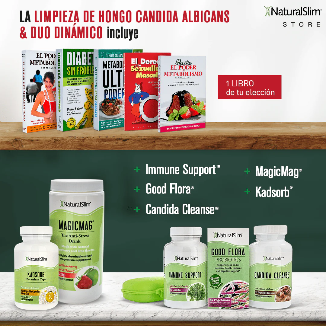 Candiseptic Kit, MagicMag y Kadsorb | Limpieza de Hongo Candida Albicans & Duo Dinámico | Envío GRATIS - Image 3