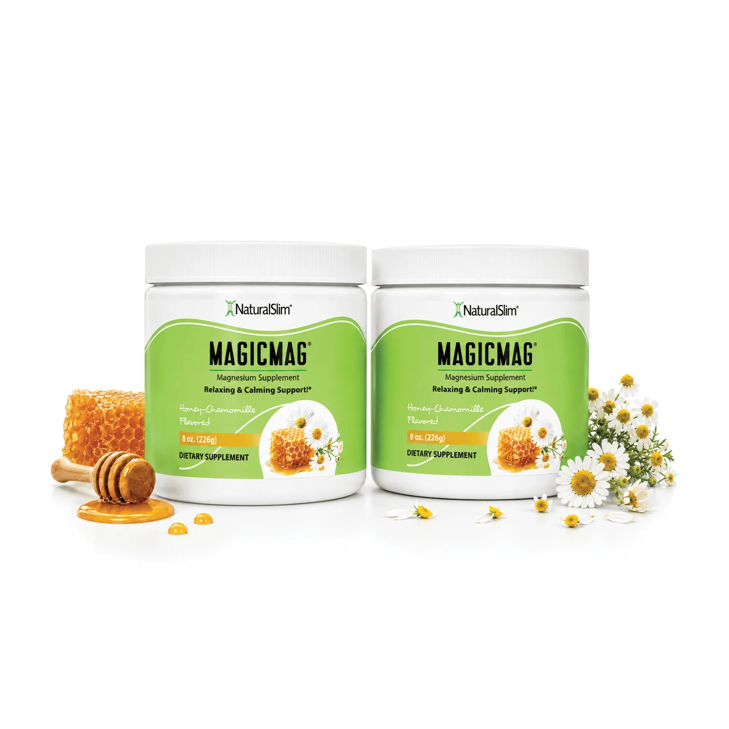 MagicMag® Honey-Chamomile (Miel y Manzanilla) Anti-Stress Drink | Bebida de Magnesio *Apoyo relajante y calmante - Image 5