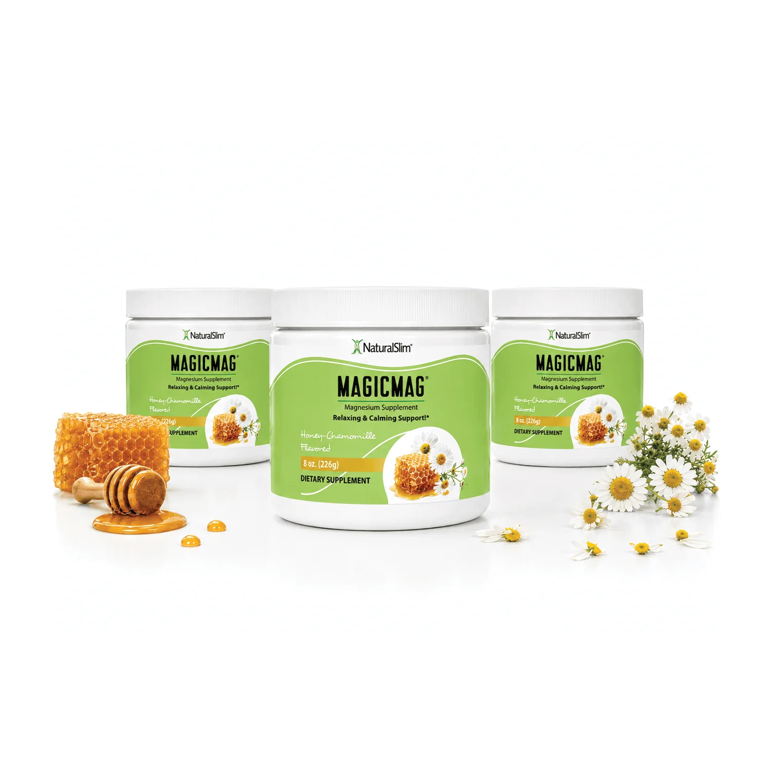 MagicMag® Honey-Chamomile (Miel y Manzanilla) Anti-Stress Drink | Bebida de Magnesio *Apoyo relajante y calmante - Image 6