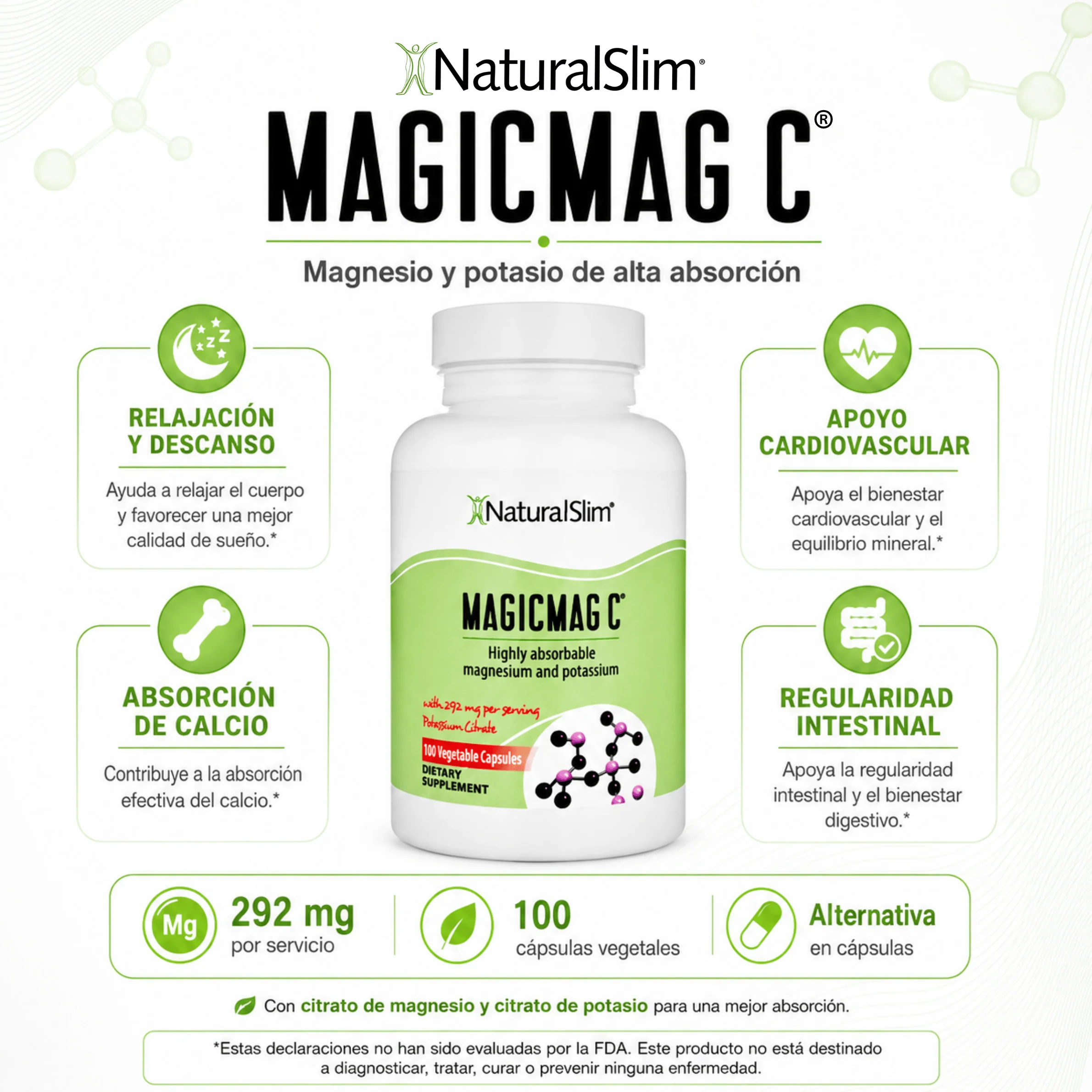 MagicMag® C | Citrato de Magnesio en Cápsula - Image 3