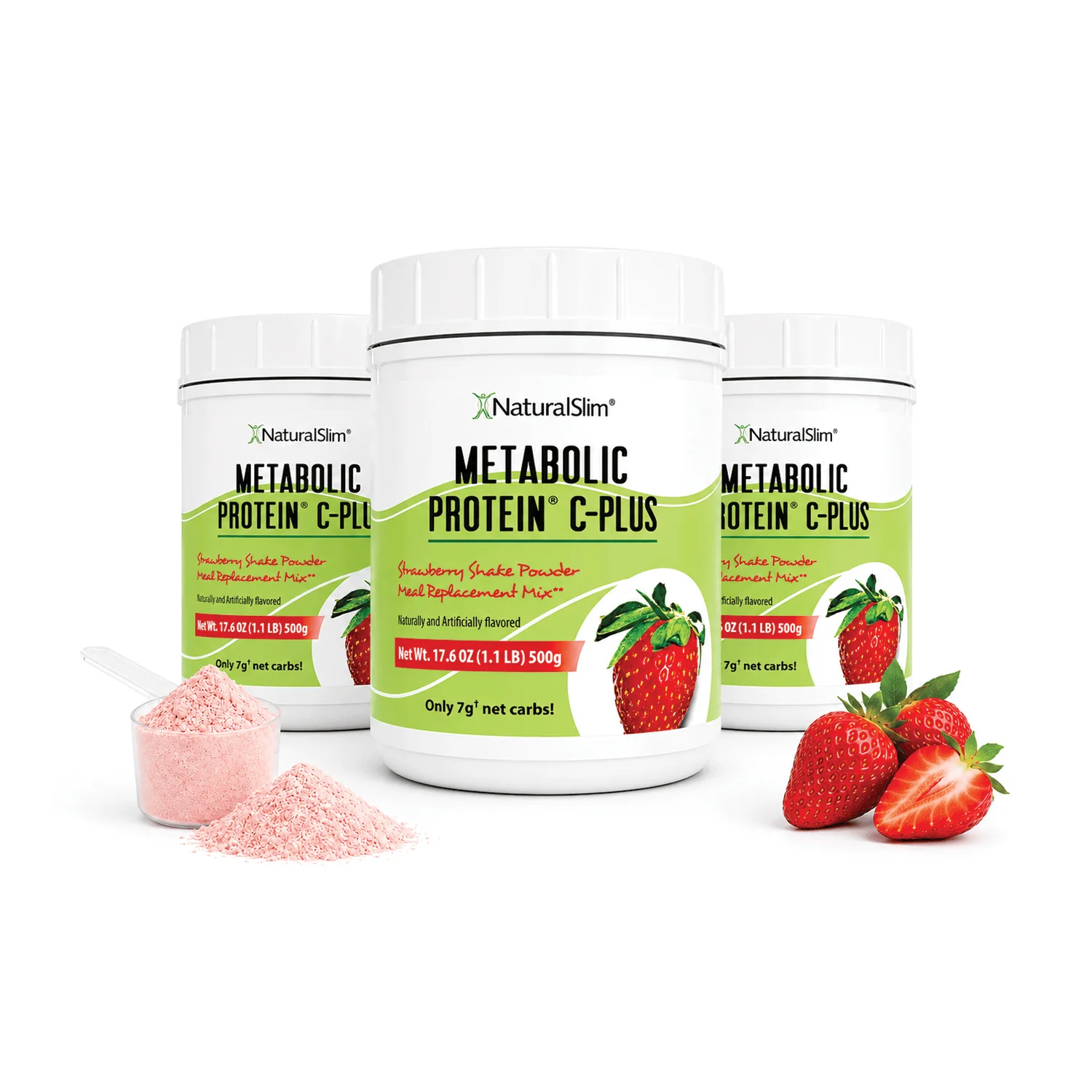 Metabolic Protein® C-Plus Strawberry | Batida de proteína de “whey” reforzada con Vitamina C de fresa - Image 6