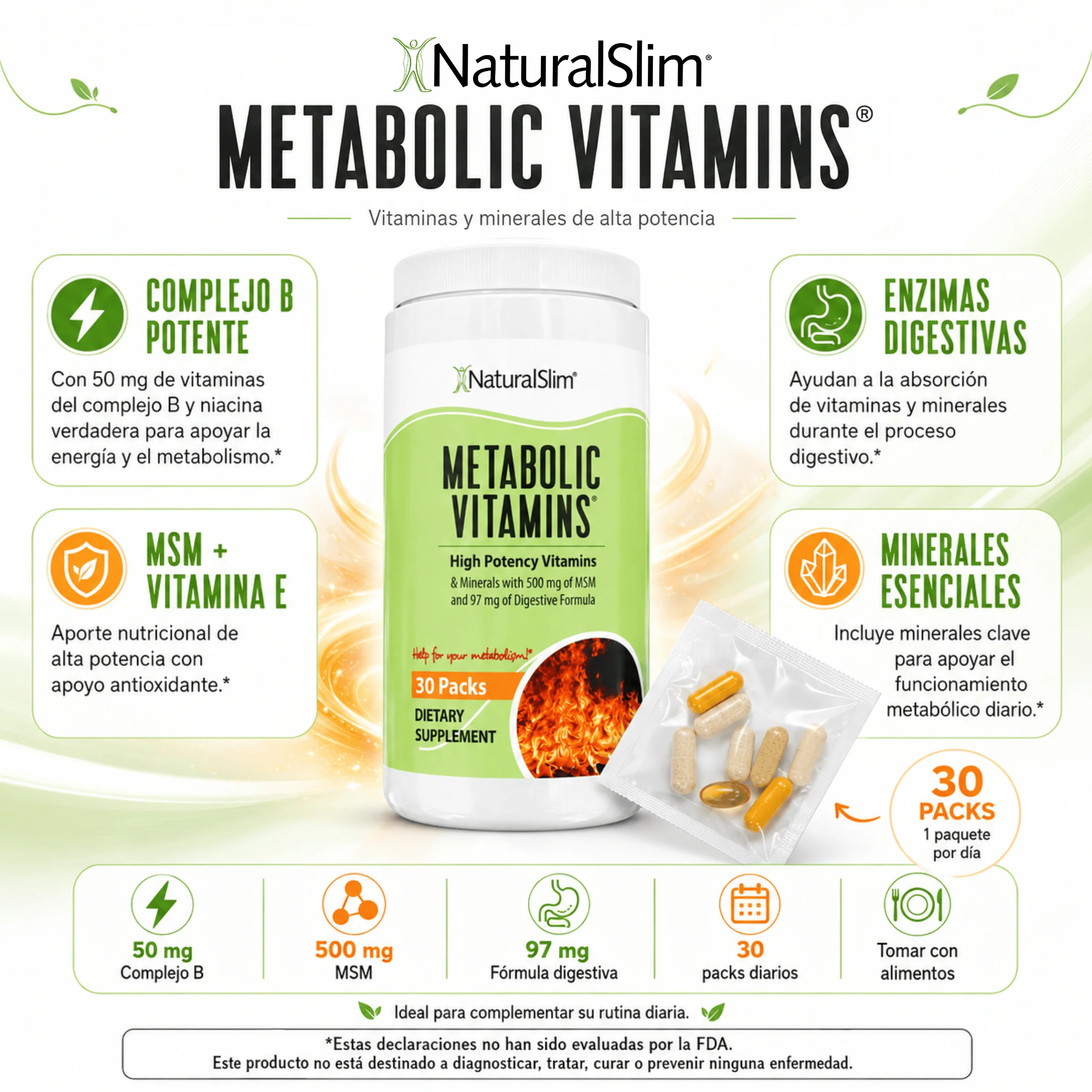 Metabolic Vitamins® | Vitaminas Potentes | Multivitaminas y Minerales - Image 3