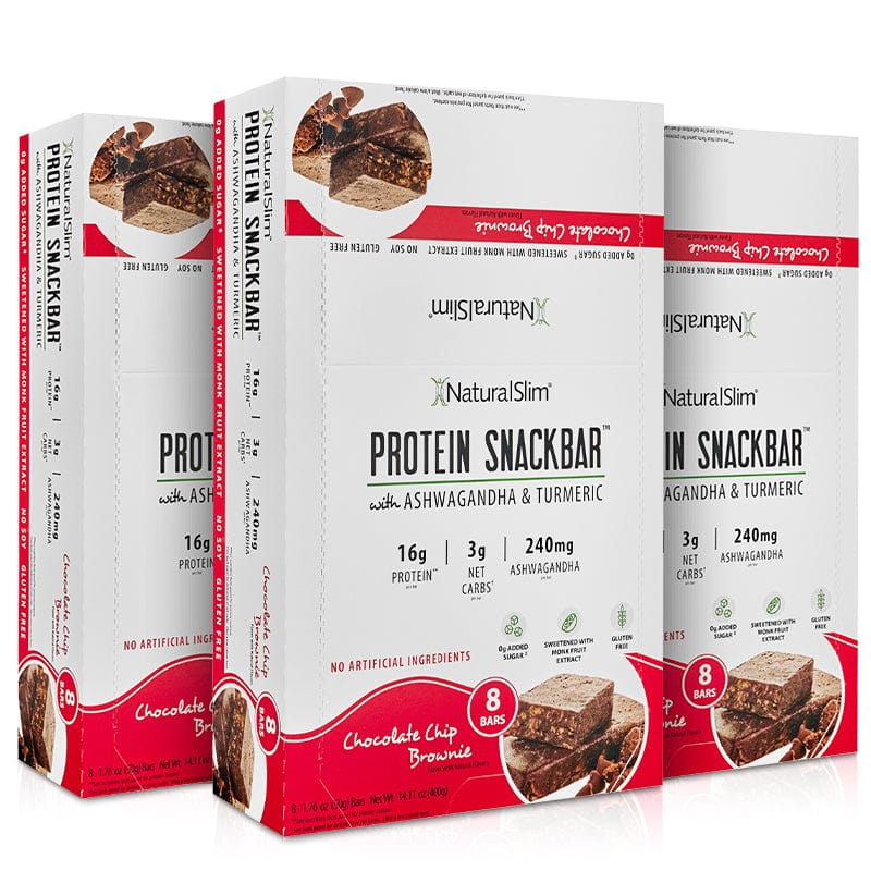 NaturalSlim® Protein Snackbar™ Chocolate Chip Brownie | Barras de proteína - Image 12
