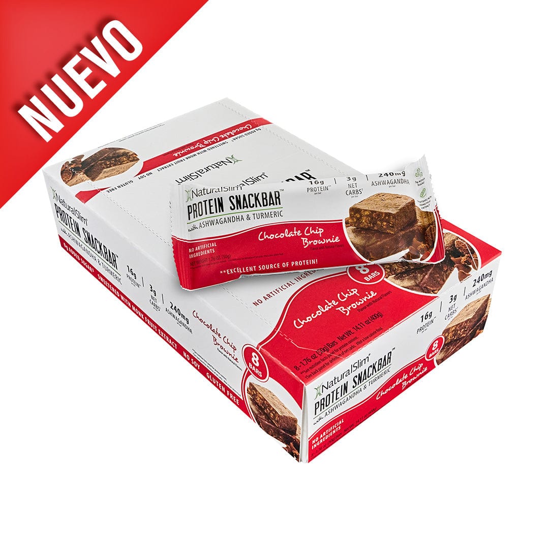 NaturalSlim® Protein Snackbar™ Chocolate Chip Brownie | Barras de proteína - Image 4
