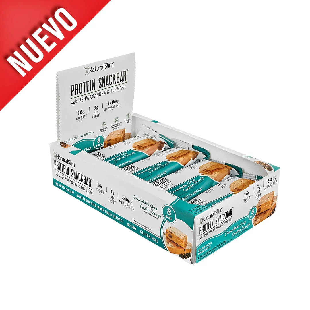NaturalSlim® Protein Snackbar™ Chocolate Chip Cookie Dough | Barras de proteína - Image 3