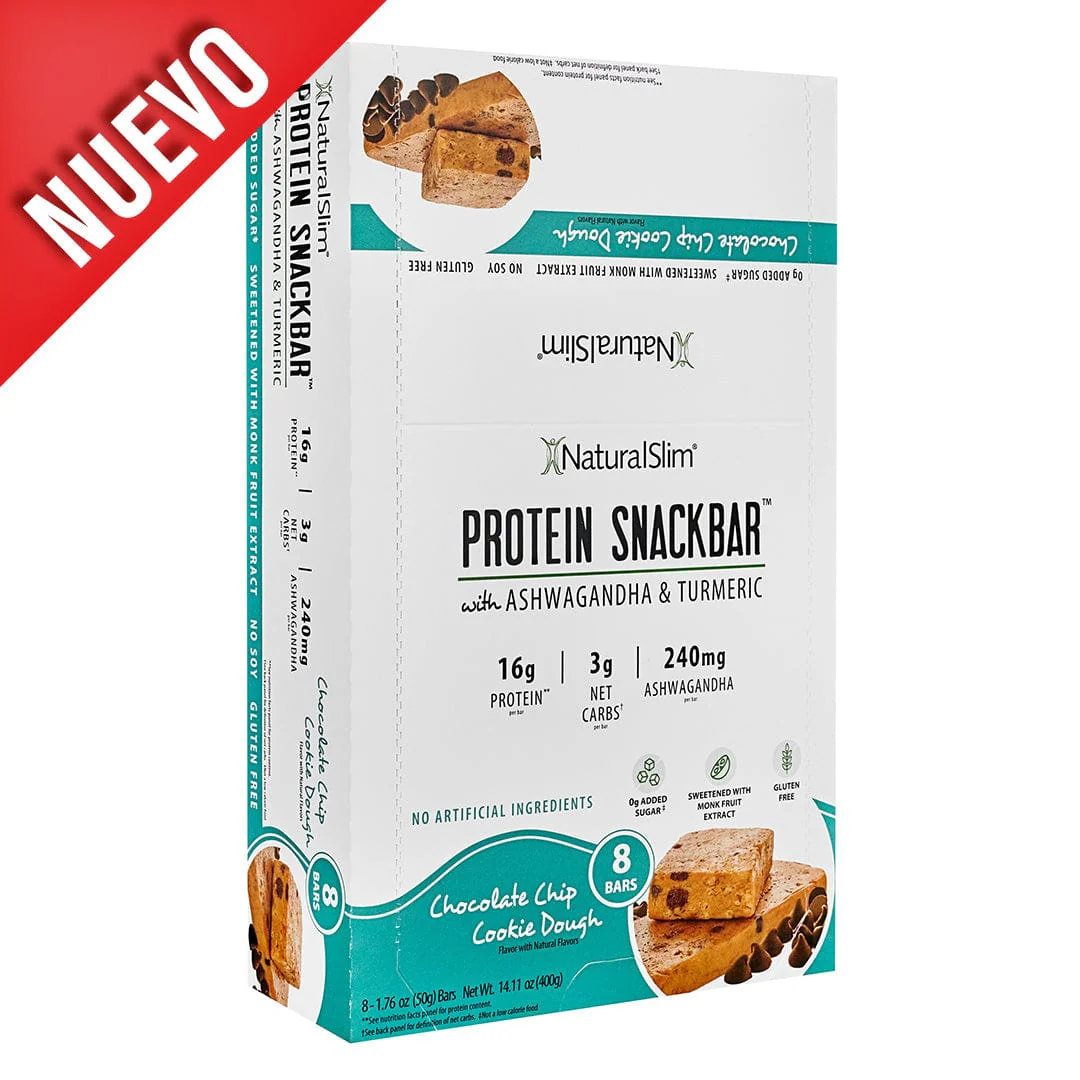 NaturalSlim® Protein Snackbar™ Chocolate Chip Cookie Dough | Barras de proteína - Image 5