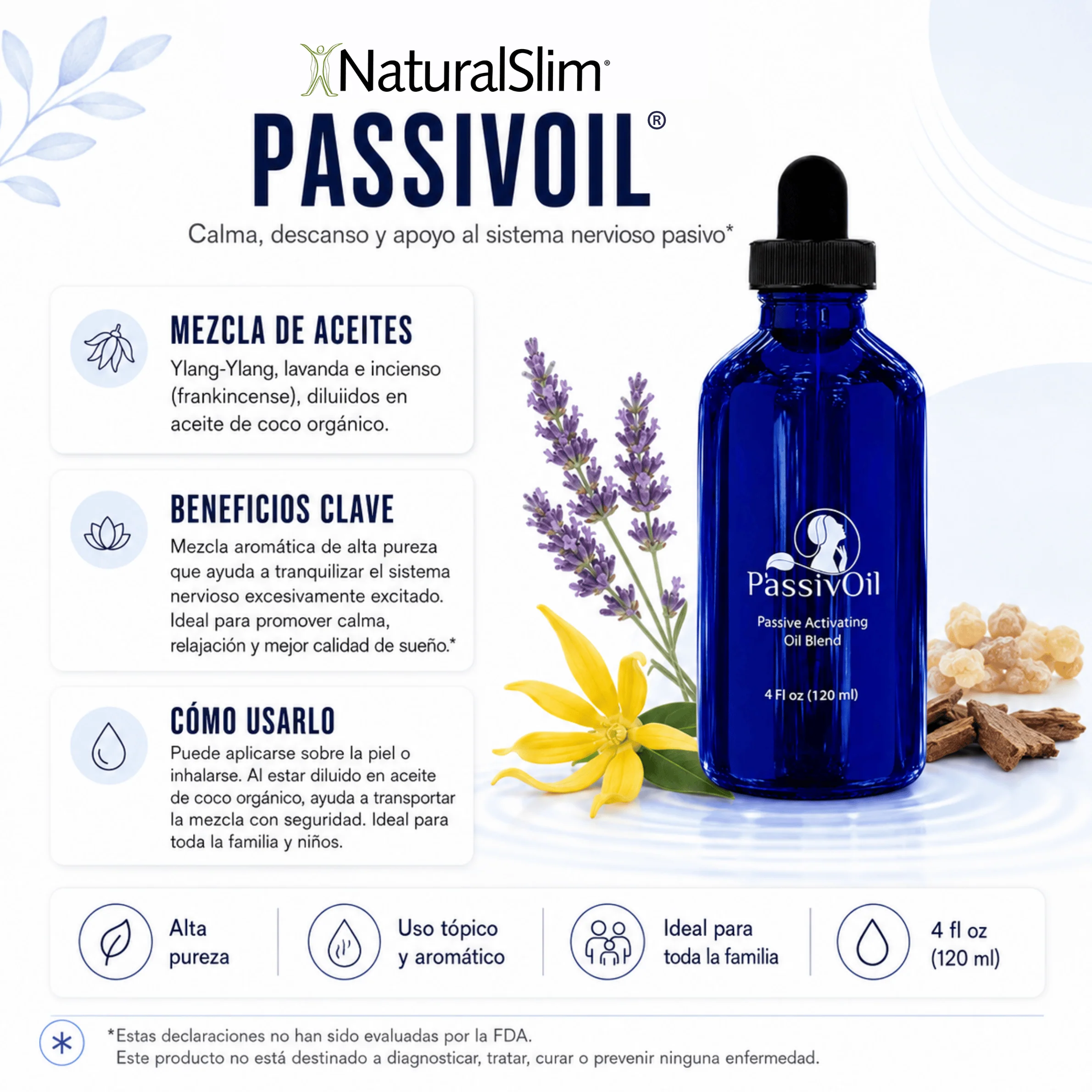 PassivOil® | Aceites Esenciales para calmar el sistema nervioso *Aromaterapia - Image 3