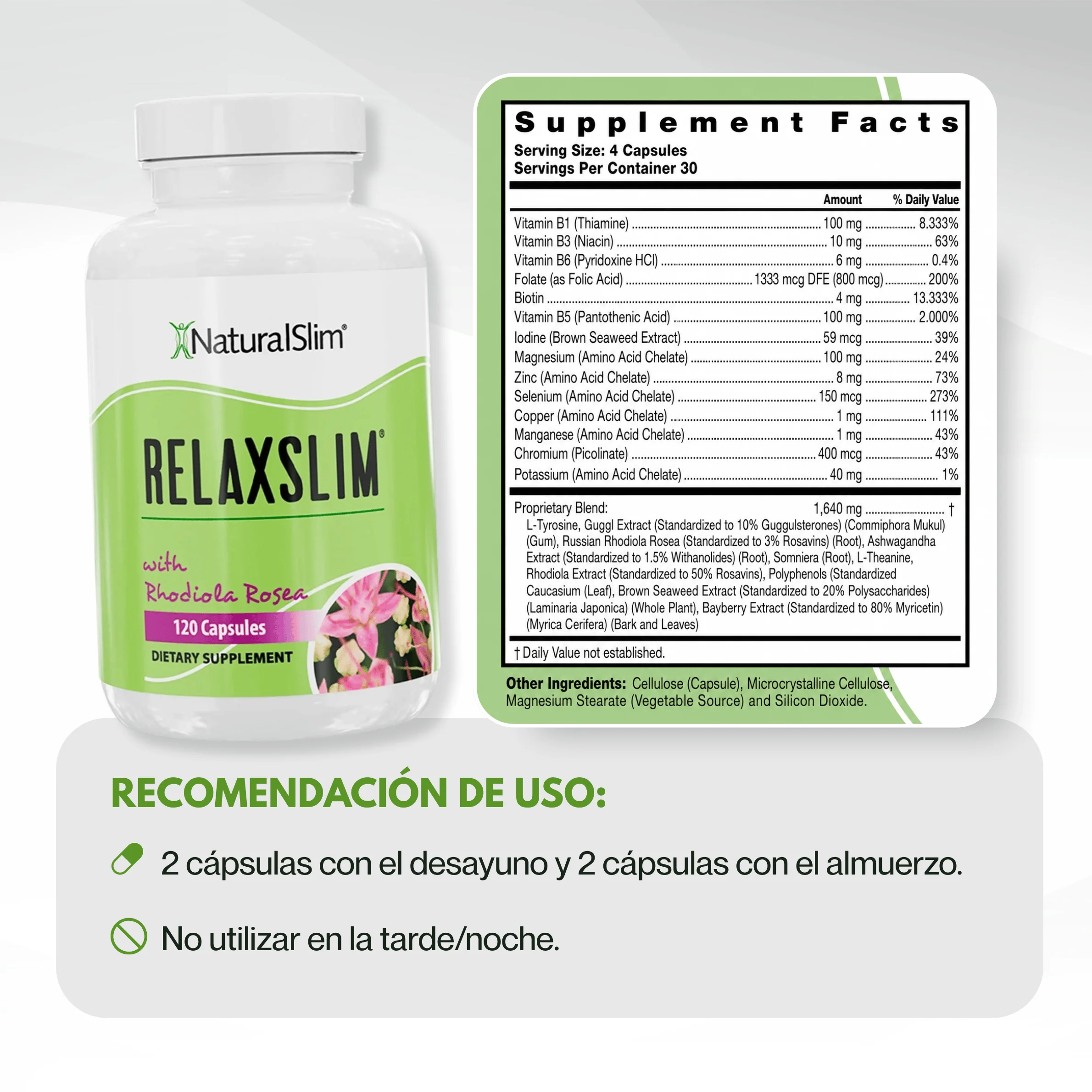 RelaxSlim® | Adaptógenos y Rhodiola Rosea - Image 4